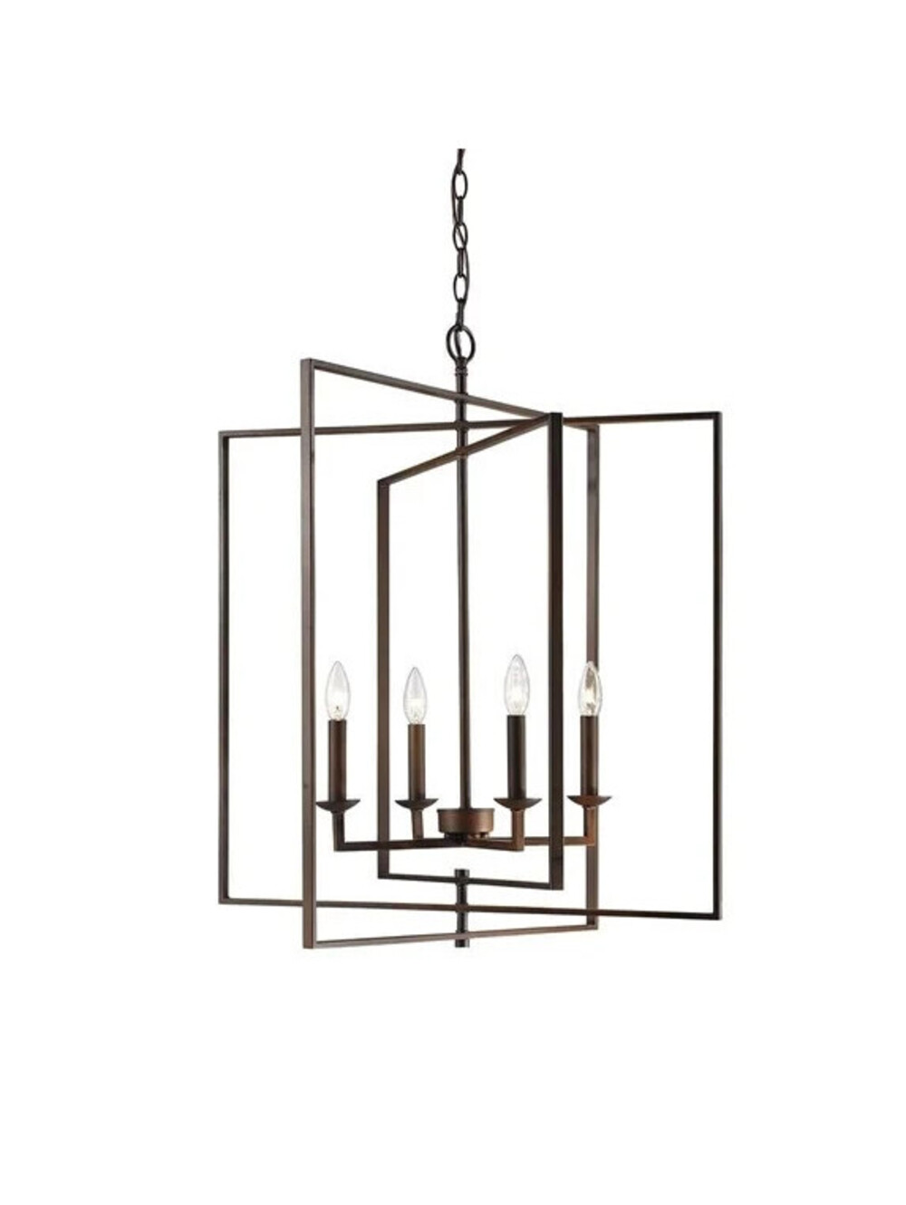 3232-RBZ Millennium Lighting Nellis - 4 Light Pendant-30.75" Rubbed Bronze